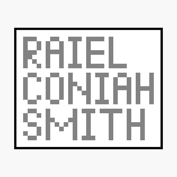 Raiel Coniah Smith 1.0 Photographic Print