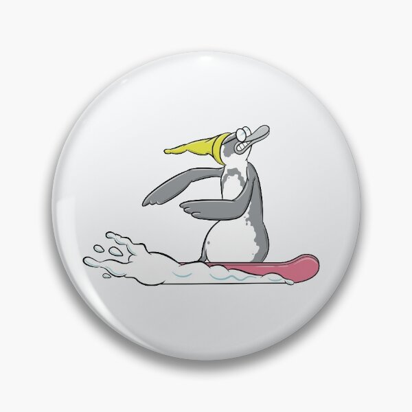 Item preview, Snowboarding Penguin designed and sold by StuffbyWiz.