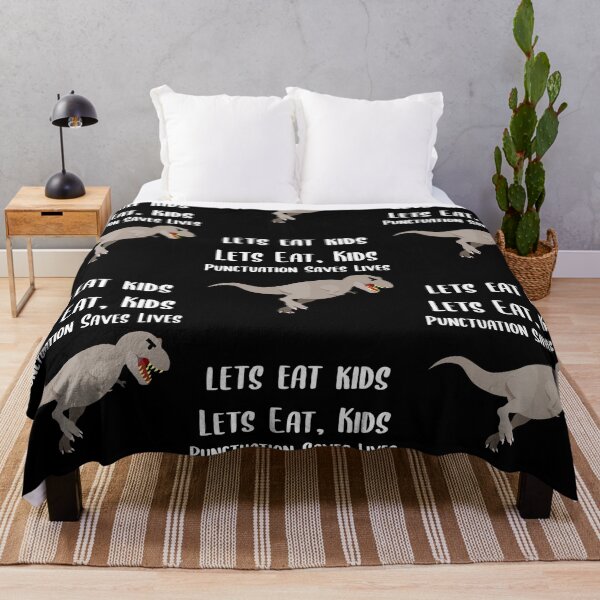 Item preview, Lets Eat Kids Punctuation Save Lives Trex designed and sold by Braxton Tanaka.