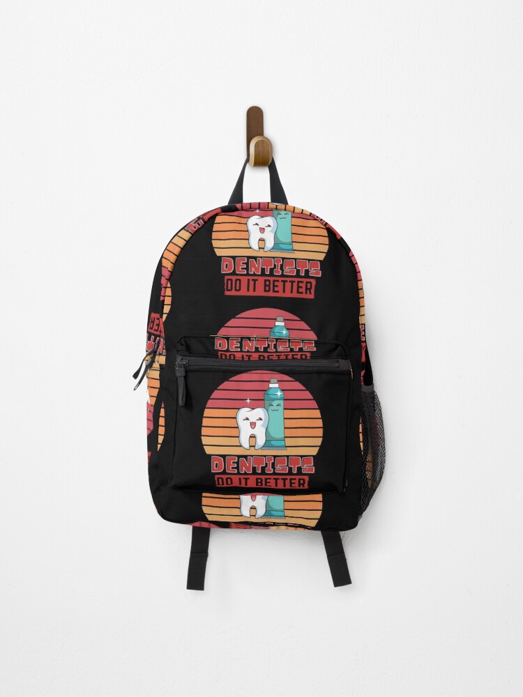 Thumbnail 1 of 3, Backpack, Dentists do it better designed and sold by OneTimeEngineer.