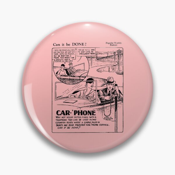 Item preview, FIRST EVER MOBILE PHONE - FEATURE ILLUSTRATION designed and sold by ThrowbackAds.