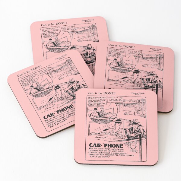 Item preview, FIRST EVER MOBILE PHONE - FEATURE ILLUSTRATION designed and sold by ThrowbackAds.