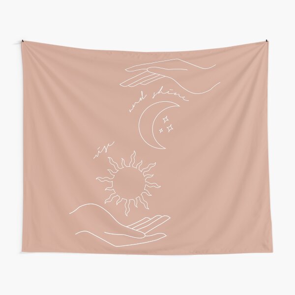 Sun and Moon Rise and Shine Tapestry