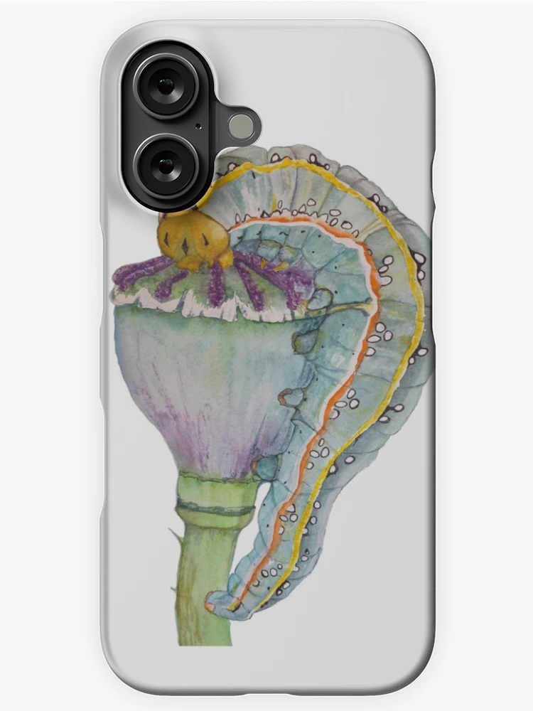 Thumbnail 1 of 4, iPhone Case, Poppy Caterpillar designed and sold by JavaLisa.