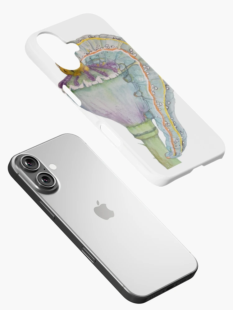 Thumbnail 2 of 4, iPhone Case, Poppy Caterpillar designed and sold by JavaLisa.