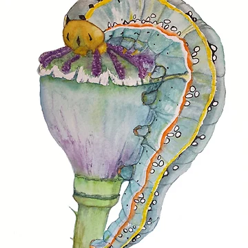 Artwork thumbnail, Poppy Caterpillar by JavaLisa