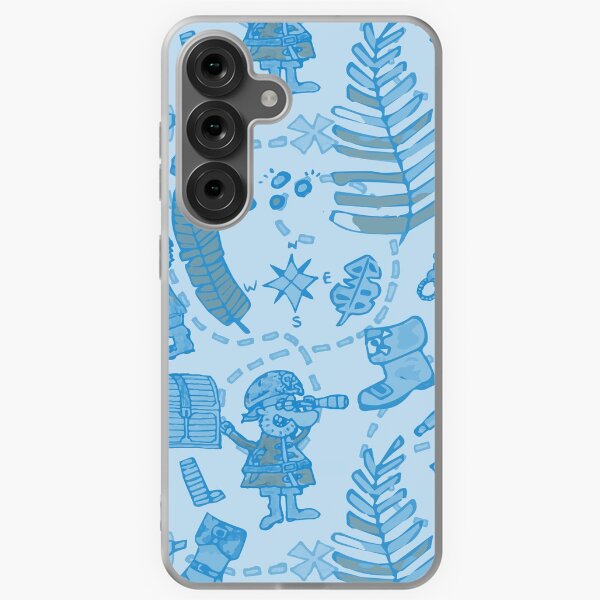 Blue pirate boots Samsung Galaxy Soft Case