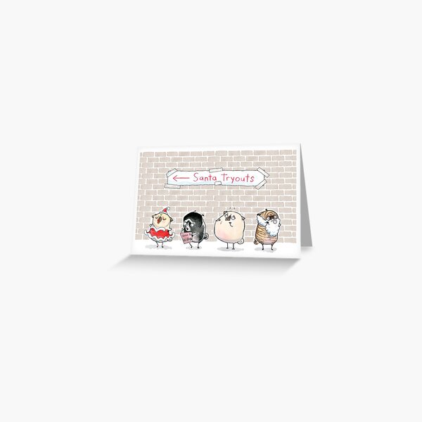 Item preview, Santa Tryouts designed and sold by inkpug.