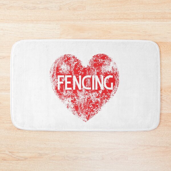 Item preview, Love Fencing heart designed and sold by ReluctantChickn.