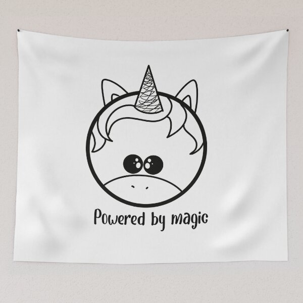 Item preview, Powered by magic logo designed and sold by lovingkakeart.