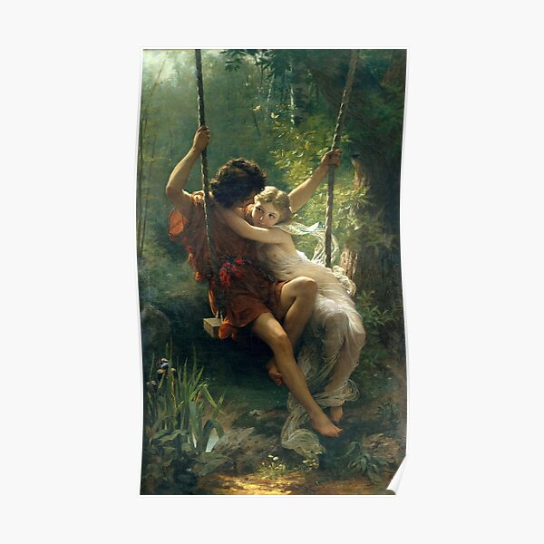 Springtime (1873) - Pierre Auguste Cot Poster