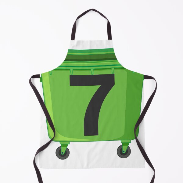 Item preview, Wheelie bin ! recycle bins ! NUMBER 7 seven designed and sold by TheAwesomeMiro.