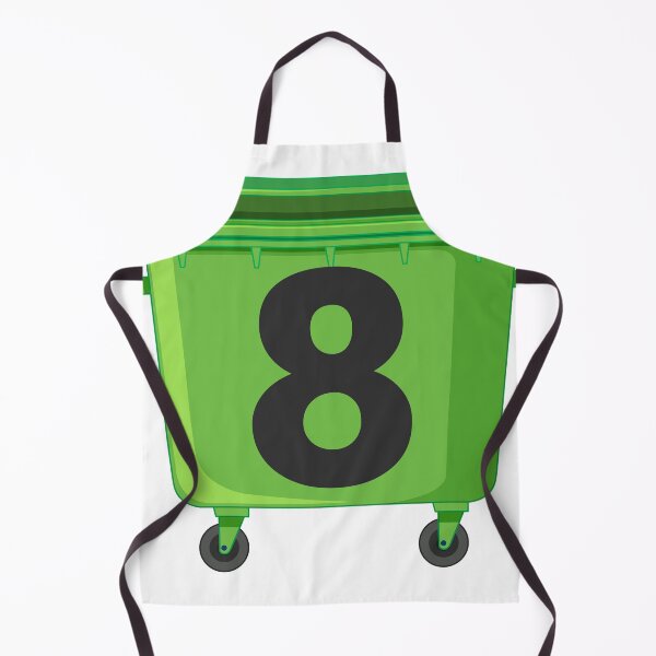 Item preview, Wheelie bin ! recycle bins ! NUMBER 8 eight designed and sold by TheAwesomeMiro.