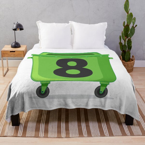 Item preview, Wheelie bin ! recycle bins ! NUMBER 8 eight designed and sold by TheAwesomeMiro.