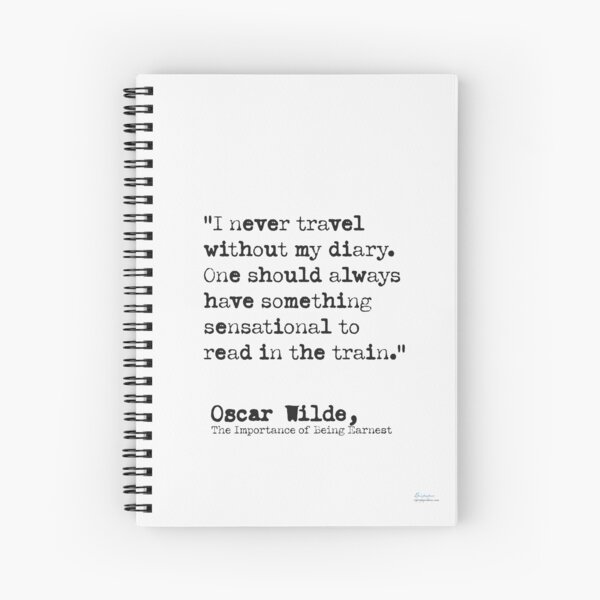 Item preview, Oscar Wilde, The Importance of Being Earnest, quote. designed and sold by epicpaper quotes.