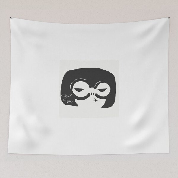 Item preview, No Capes designed and sold by stickersisters0.