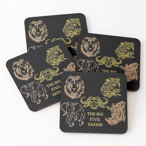 Item preview, THE BIG FIVE SAFARI JiroArt designed and sold by jiroArt.