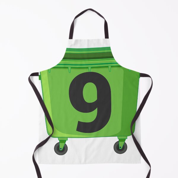 Item preview, Wheelie bin ! recycle bins ! NUMBER 9 nine designed and sold by TheAwesomeMiro.