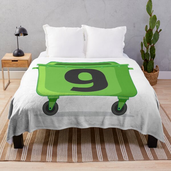 Item preview, Wheelie bin ! recycle bins ! NUMBER 9 nine designed and sold by TheAwesomeMiro.