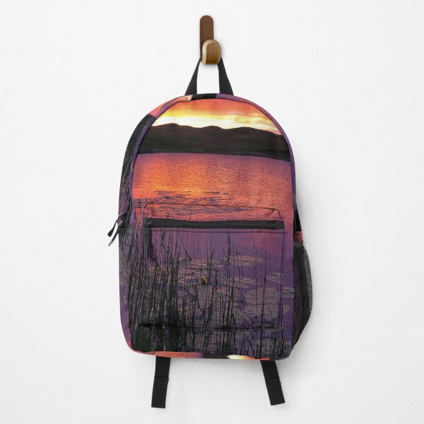 Item preview, A red sunrise shimmering over Shielswood Loch, near Ashkirk designed and sold by yourscotborders.