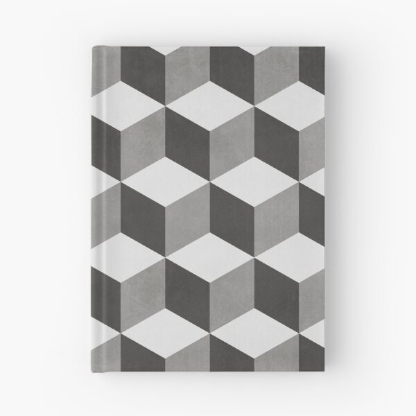Item preview, Geometric Cube Pattern - Shades of Grey designed and sold by Zoltan Ratko.