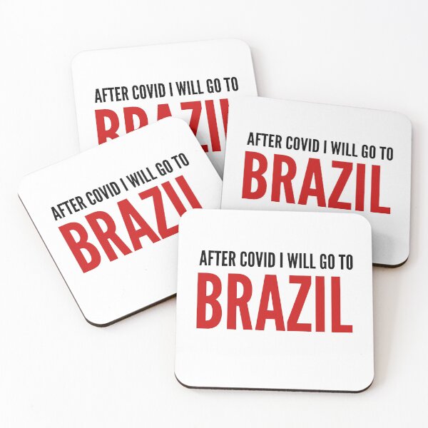 Artikelvorschau, Nach COVID gehe ich nach Brasilien Shirt - Travel Shirt, COVID entworfen und verkauft von NaNapolitano.
