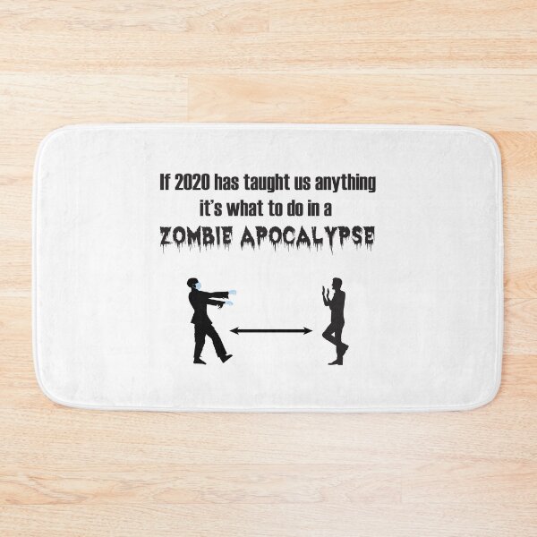 Item preview, 2020’s lesson for a zombie apocalypse - Dark Print designed and sold by GeekyMumDesigns.