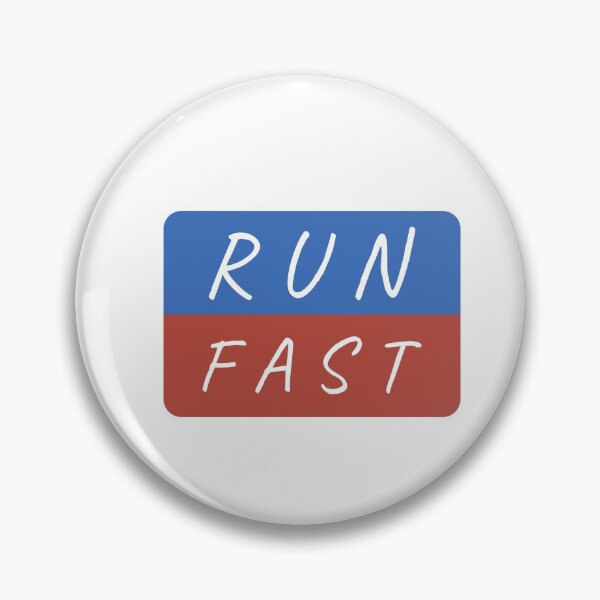 Item preview, Run fast Running | Gift for runners designed and sold by Minimalist Quotes and Sayings.