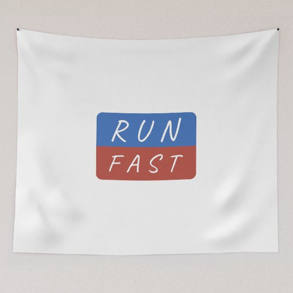 Item preview, Run fast Running | Gift for runners designed and sold by Minimalist Quotes and Sayings.