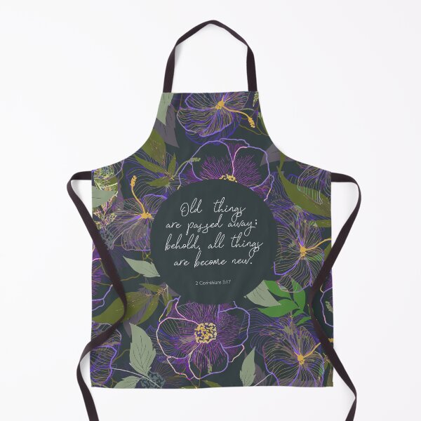 Item preview, All things are become new, 2 Corinthians 5:17, Bible Verse designed and sold by StudioCitrine.