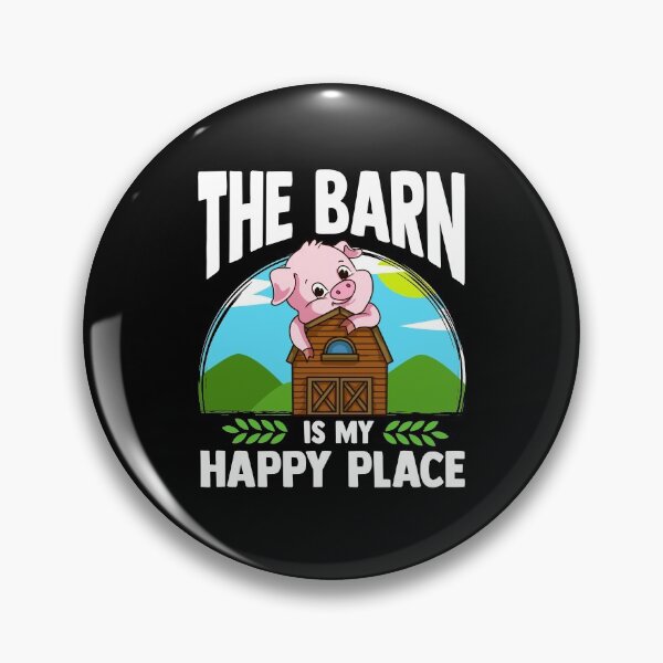 Item preview, The Barn Is My Happy Place Cute Pig Gift designed and sold by SqualeForce.