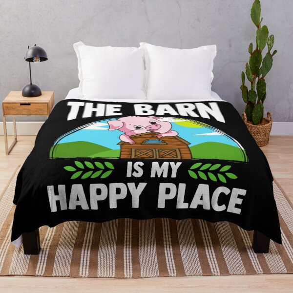 Item preview, The Barn Is My Happy Place Cute Pig Gift designed and sold by SqualeForce.