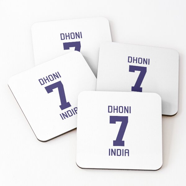 Item preview, Mahendra Singh Dhoni | 7 | Indian Cricket Jersey designed and sold by CHAMPION WARRIOR.