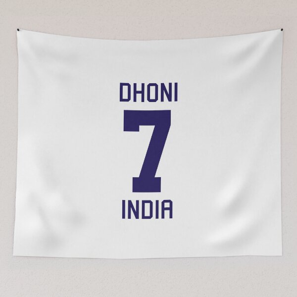 Item preview, Mahendra Singh Dhoni | 7 | Indian Cricket Jersey designed and sold by CHAMPION WARRIOR.