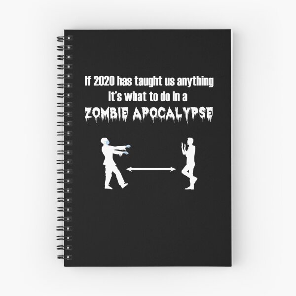 Item preview, 2020’s lesson for a zombie apocalypse - Light Print designed and sold by GeekyMumDesigns.