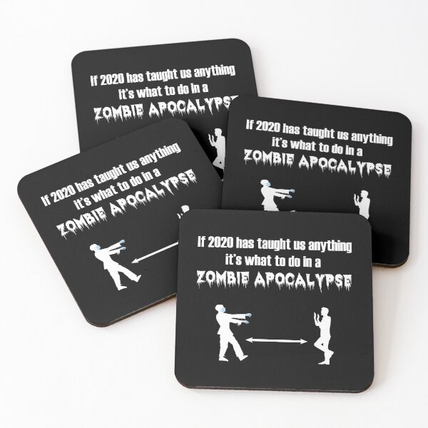 Item preview, 2020’s lesson for a zombie apocalypse - Light Print designed and sold by GeekyMumDesigns.