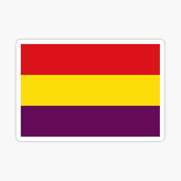 La Tricolor Española Pegatina