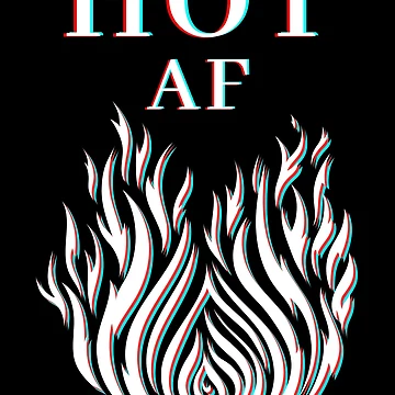 Artwork thumbnail, HOT AF (3D effect) by RIVEofficial