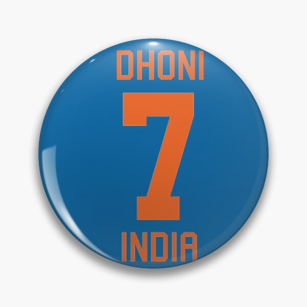 Item preview, Mahendra Singh Dhoni | 7 | Indian Cricket Jersey designed and sold by CHAMPION WARRIOR.