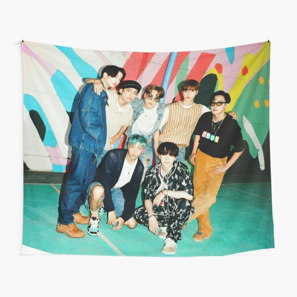 Foto de grupo de Bts Dynamite Tela decorativa