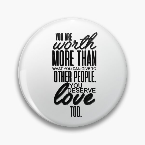 Item preview, you are worth more than what you can give to other people (mara quote, plain) designed and sold by ValeChii.