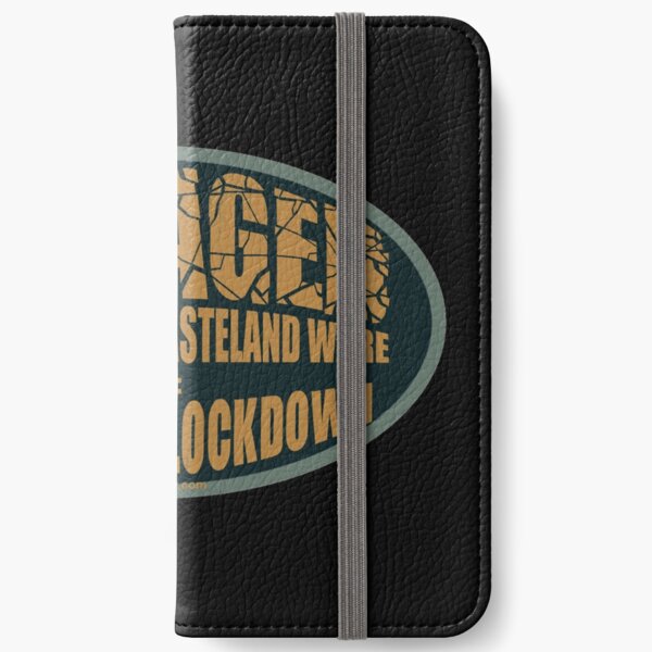Aged retro SALVAGED Ware logo iPhone Wallet