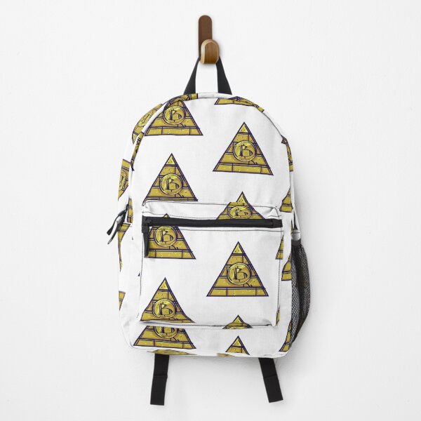 Item preview, Bitcoin Color Pyramid Illustration designed and sold by MisterGooseShop.