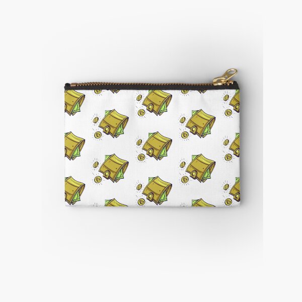 Item preview, Bitcoin Wallet Color Illustration designed and sold by MisterGooseShop.