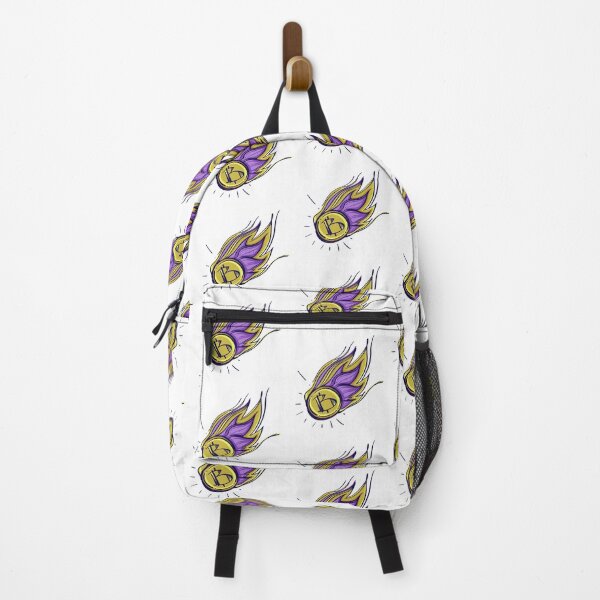 Item preview, Flaming Bitcoin Illustration designed and sold by MisterGooseShop.