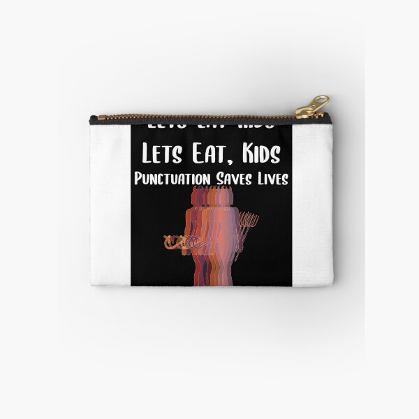 Item preview, Lets Eat Kids Punctuation Saves Lives Lady Devil designed and sold by Braxton Tanaka.
