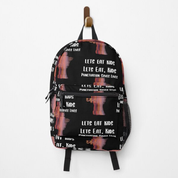 Item preview, Lets Eat Kids Punctuation Saves Lives Lady Devil designed and sold by Braxton Tanaka.