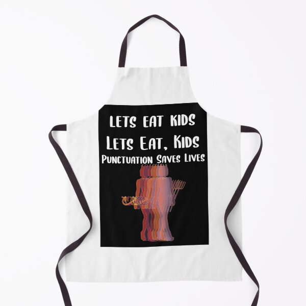 Item preview, Lets Eat Kids Punctuation Saves Lives Lady Devil designed and sold by Braxton Tanaka.