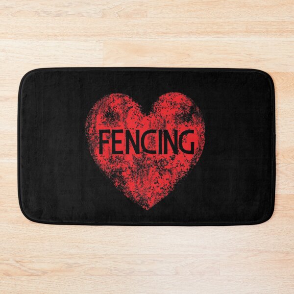 Item preview, Love Fencing heart designed and sold by ReluctantChickn.