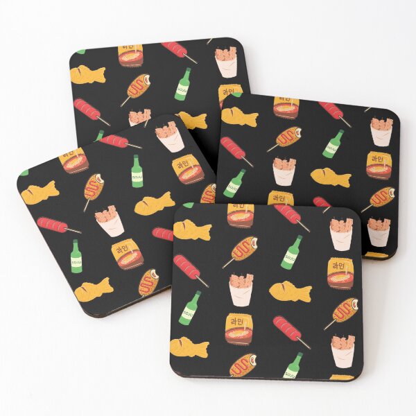 Item preview, KOREAN JUNK FOOD Asian Food Pack - Soju Fish [BUY MEDIUM OR LARGER FOR STICKER PACK] designed and sold by SugarSaint.